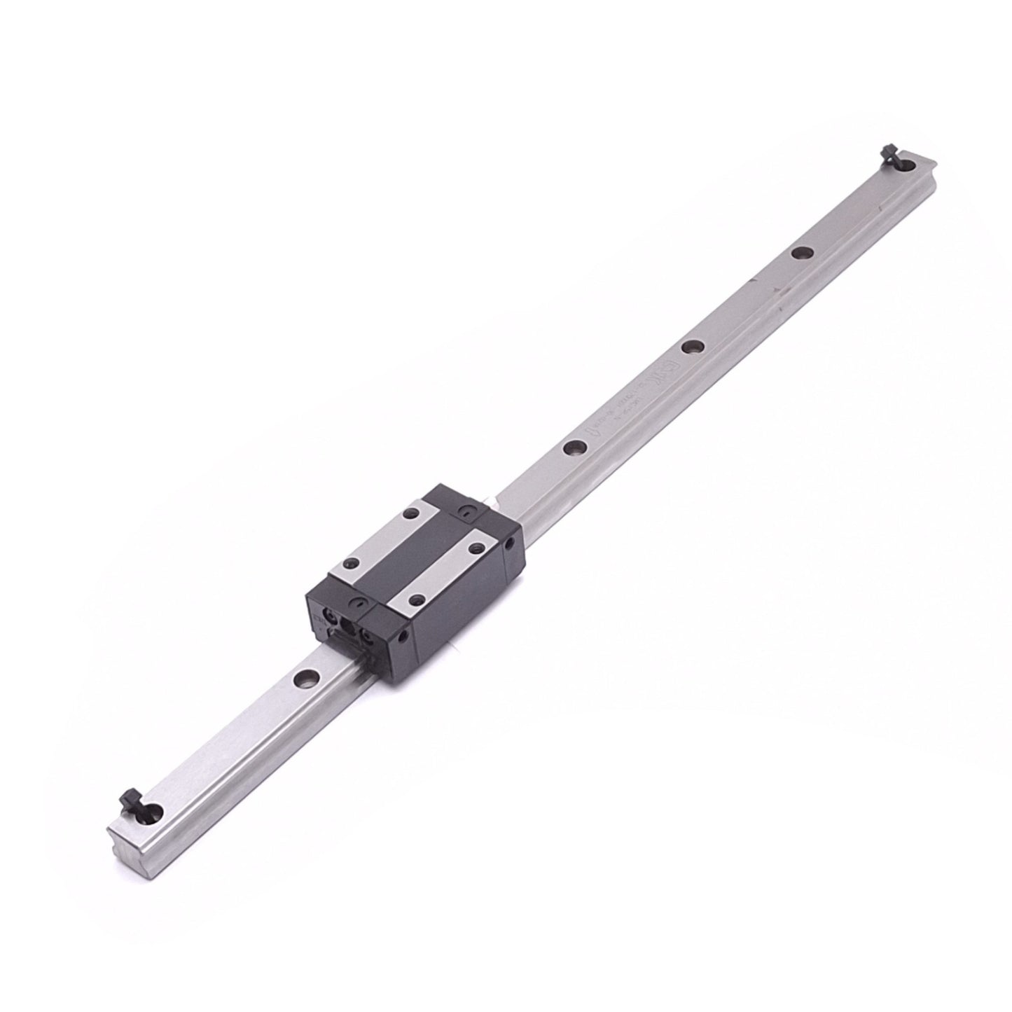 Used CSK LMG15T Linear Guide Block w/ LMG15R-N 15mm Rail, 380mm Length, 18.9kN Max