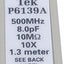 Used Tektronix P6138A Passive Voltage Probe For TDS400 Scopes, 400Mhz, 1.3m Cable