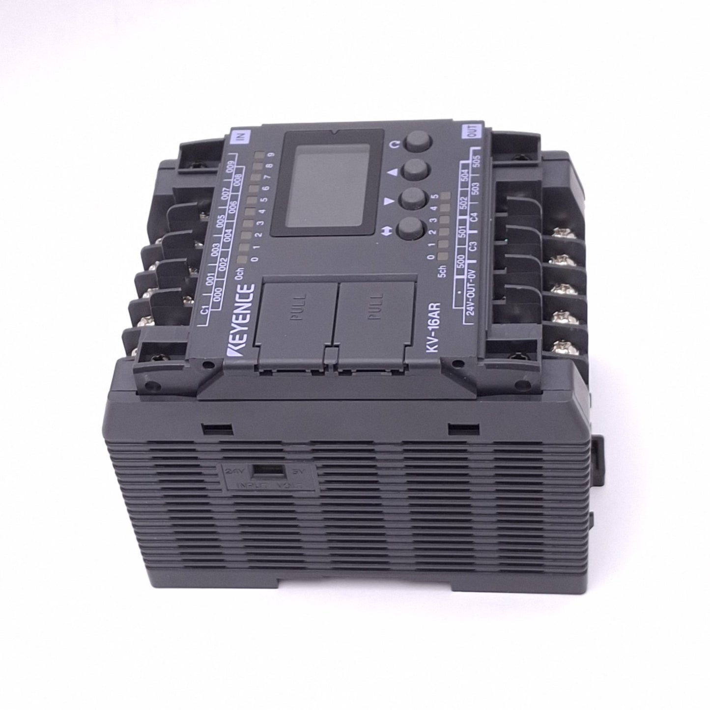 Used Keyence KV-16AR Visual KV Logic Controller, 10DI 6RO, RS232, 100-240VAC