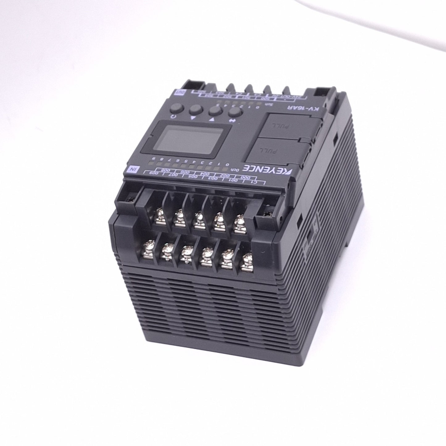 Used Keyence KV-16AR Visual KV Logic Controller, 10DI 6RO, RS232, 100-240VAC
