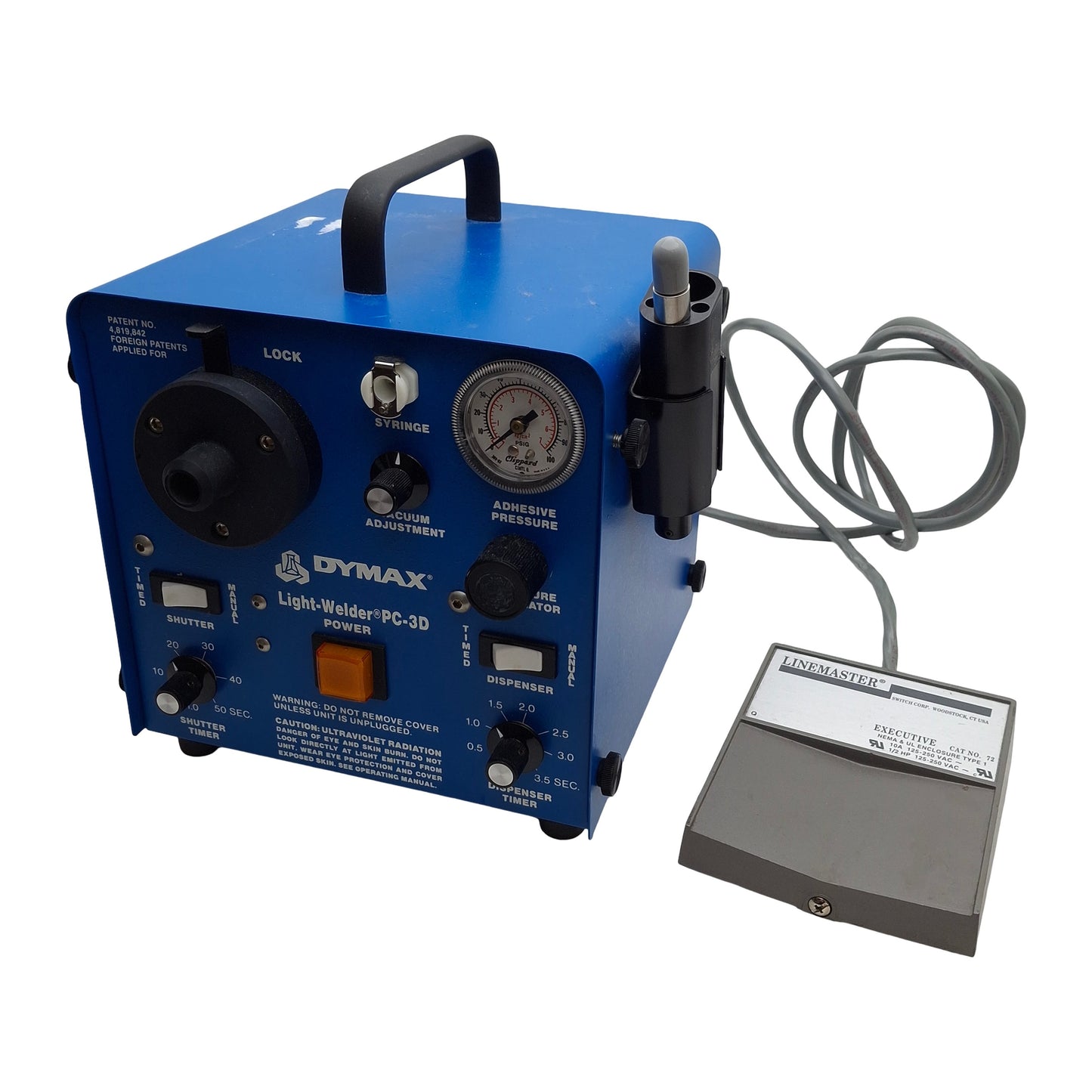 Used Dymax PC-3D Light-Welder UV Curing Light Source/Adhesive Dispenser 120VAC