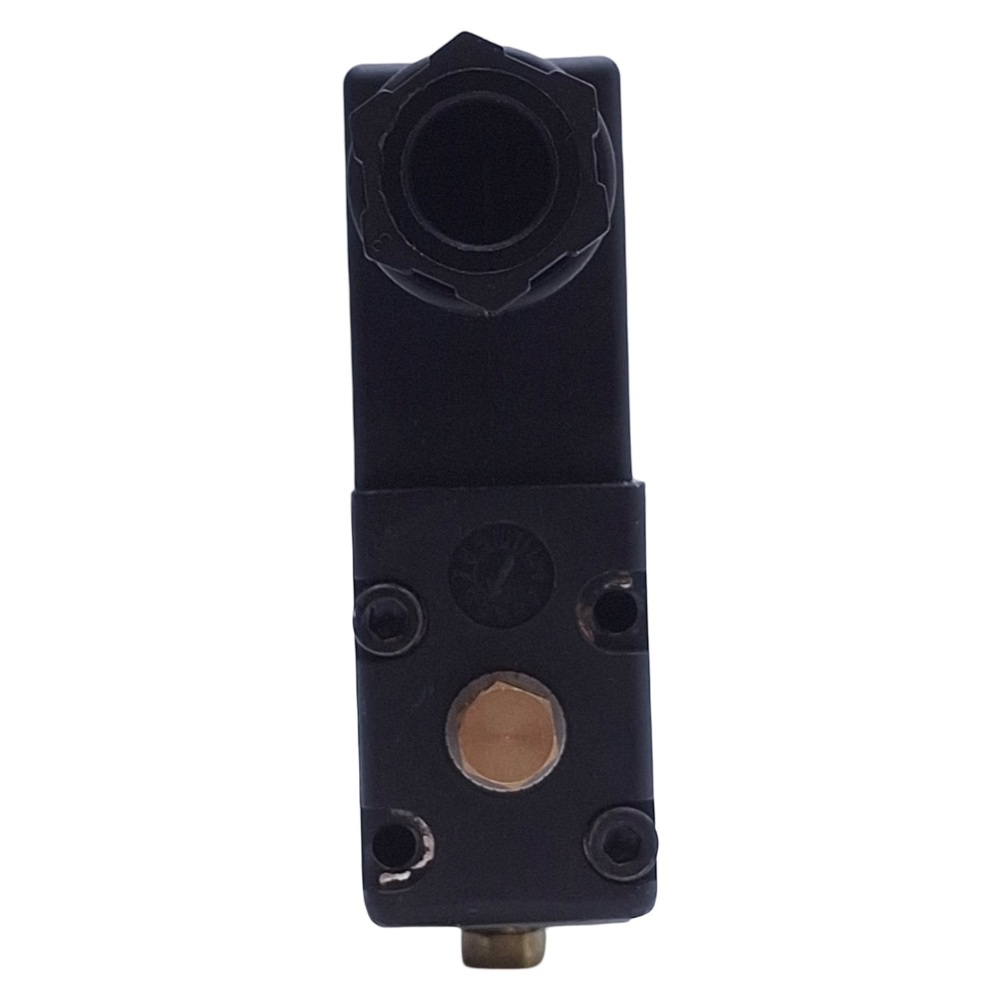 Used Aventics L11BB652B060T61 Solenoid Valve 4-Way 3-Position, 1/8 NPT. 24VDC Coil