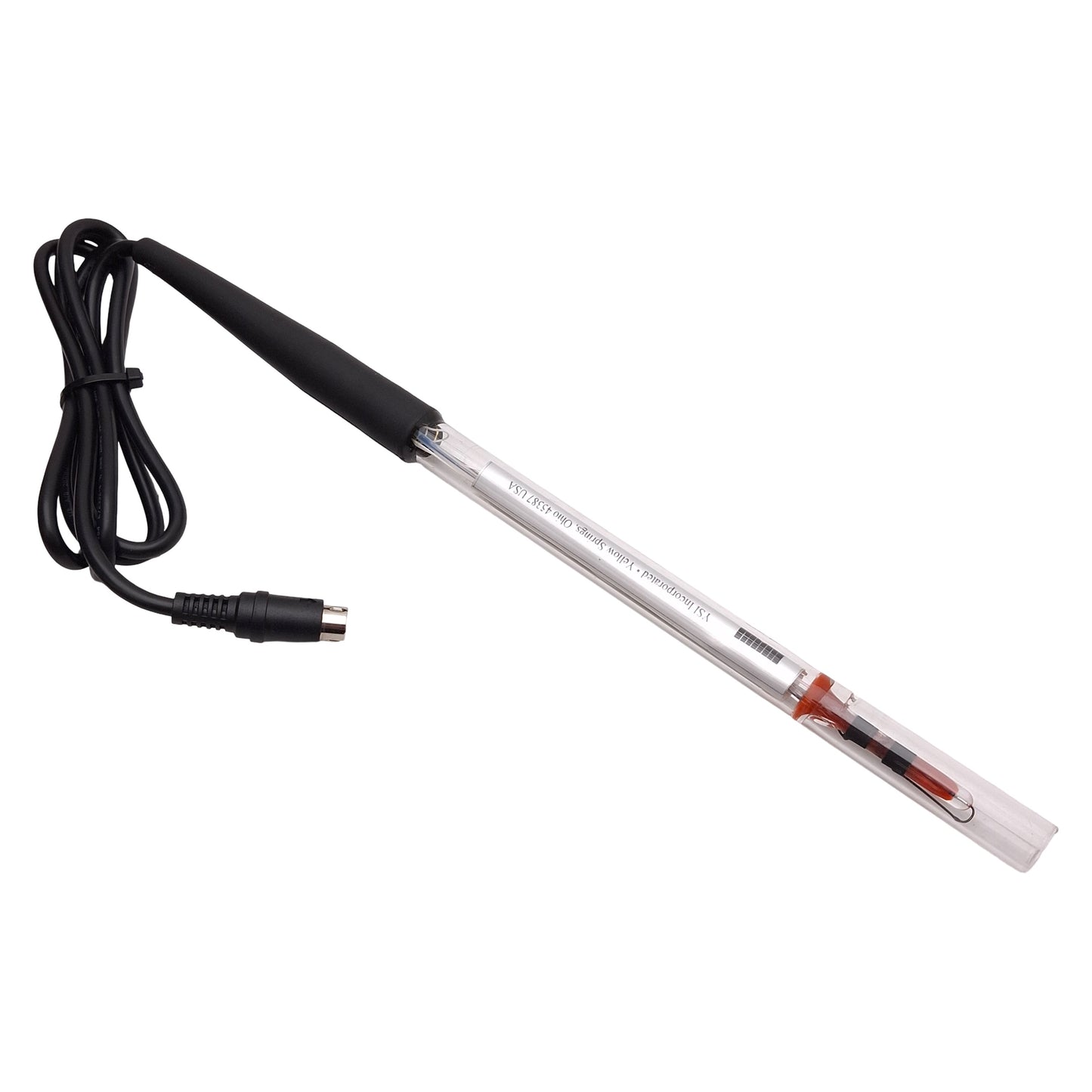 Used YSI 3253 Glass Dip Conductivity Cell 1.0/cm, Pyrex 7740, 7in x ø1/2in, 4ft Cable