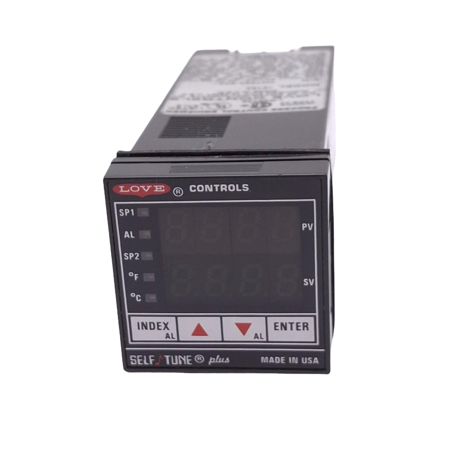 Used LOVE Controls 16133 Microprocessor Temperature Controller, 4-Digit, 100-240VAC