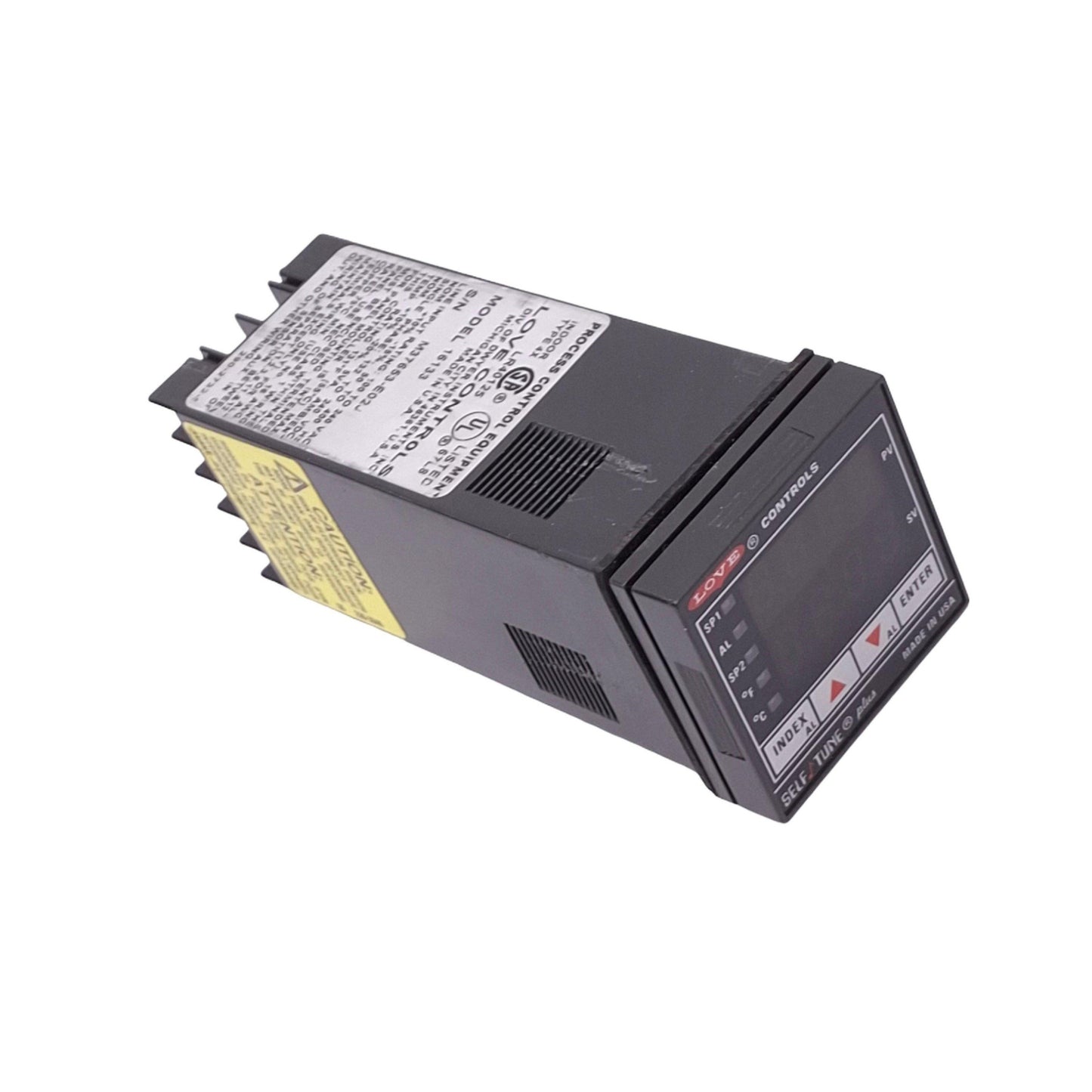 Used LOVE Controls 16133 Microprocessor Temperature Controller, 4-Digit, 100-240VAC