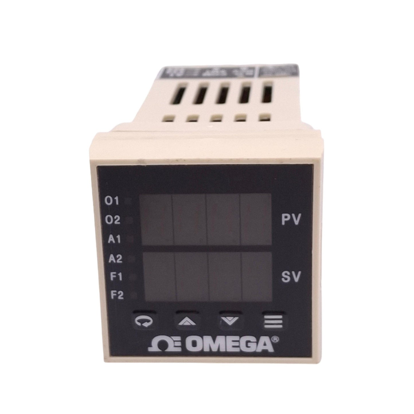 Used OMEGA CN8502TC-DC1-DC2 Temperature Controller, 2-Output, 100-250VAC, 1/16 DIN