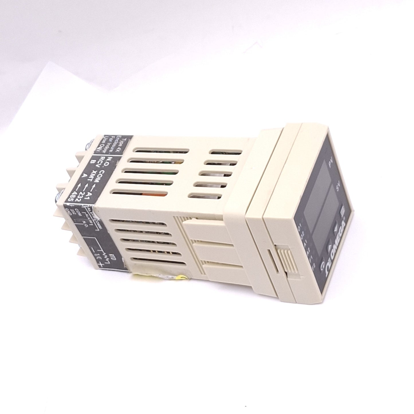 Used OMEGA CN8502TC-DC1-DC2 Temperature Controller, 2-Output, 100-250VAC, 1/16 DIN