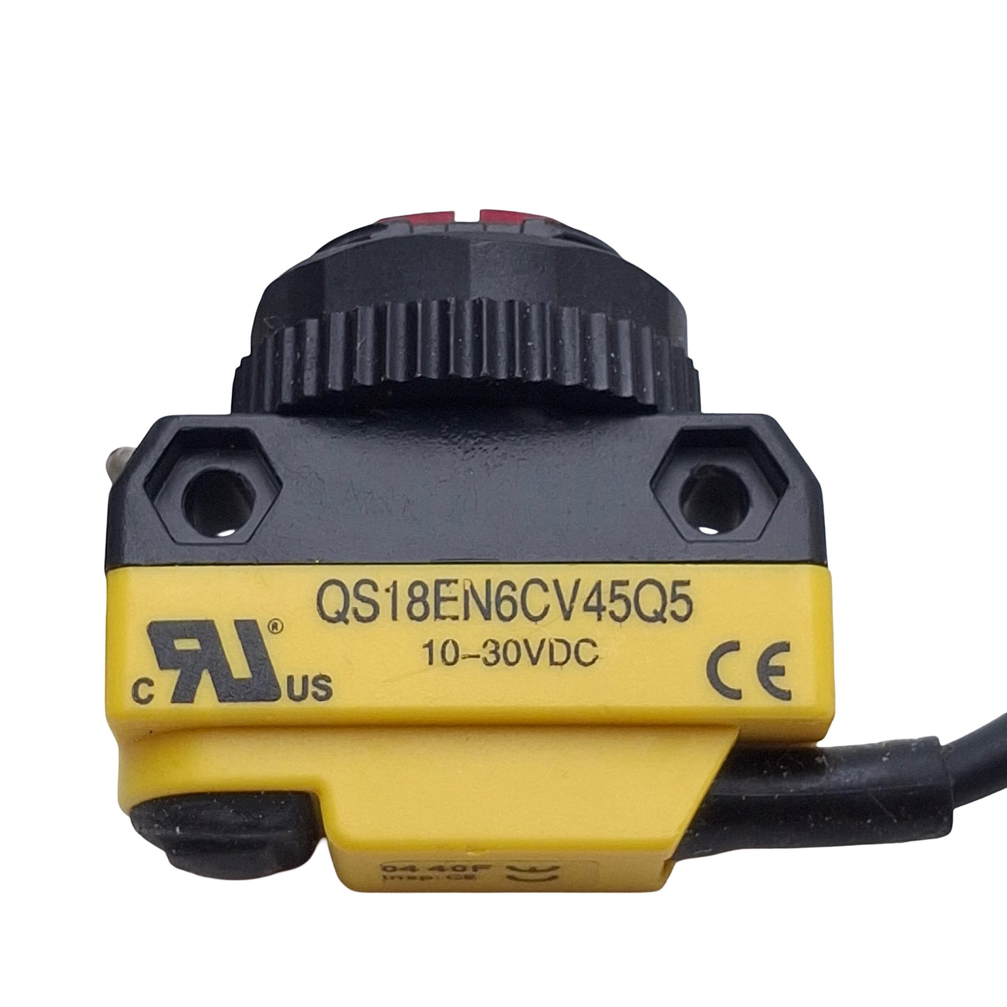 Used Banner QS18EN6CV45Q5 Photoelectronic Sensor NPN, 43mm Range, 10-30VDC, 4-Pin M12