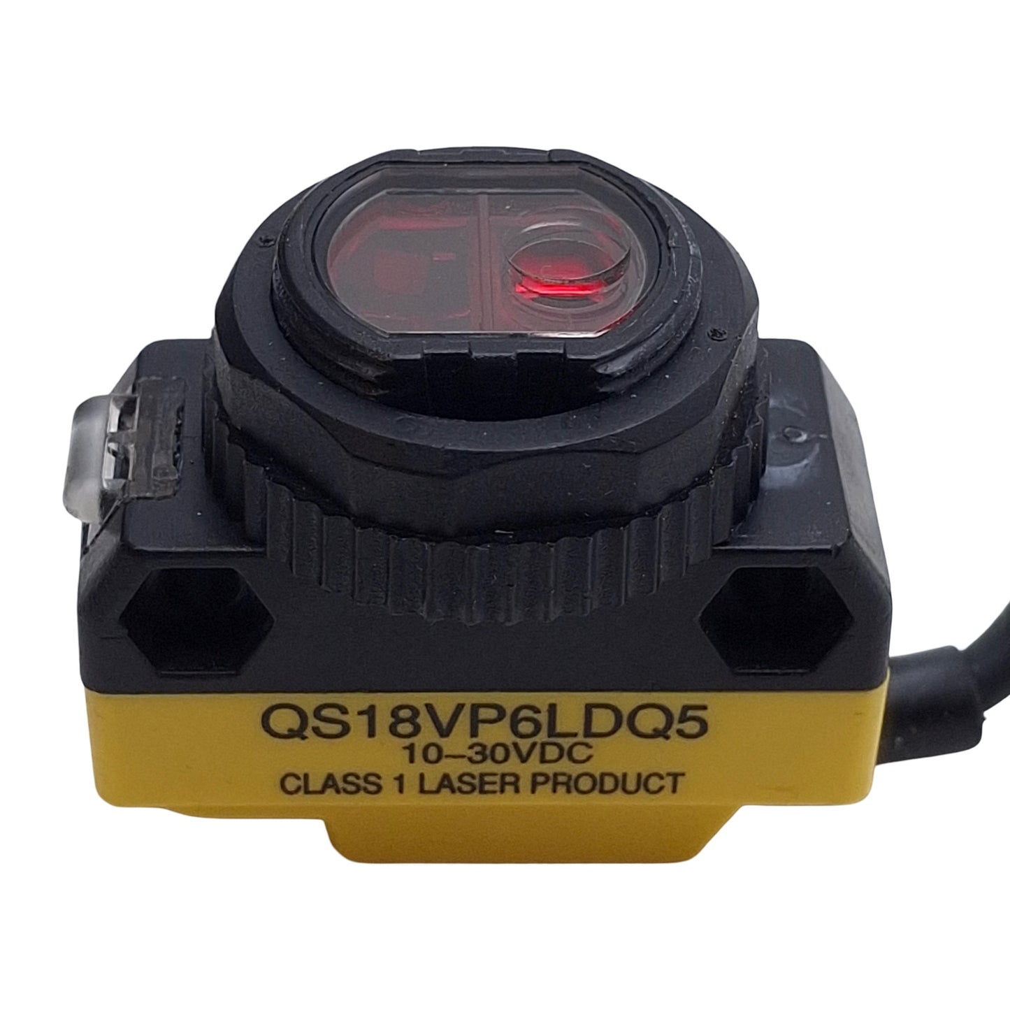 Used Banner QS18VP6LDQ5 Photoelectric Sensor, PNP, 300mm Range, 10-30VDC, 4-Pin M12