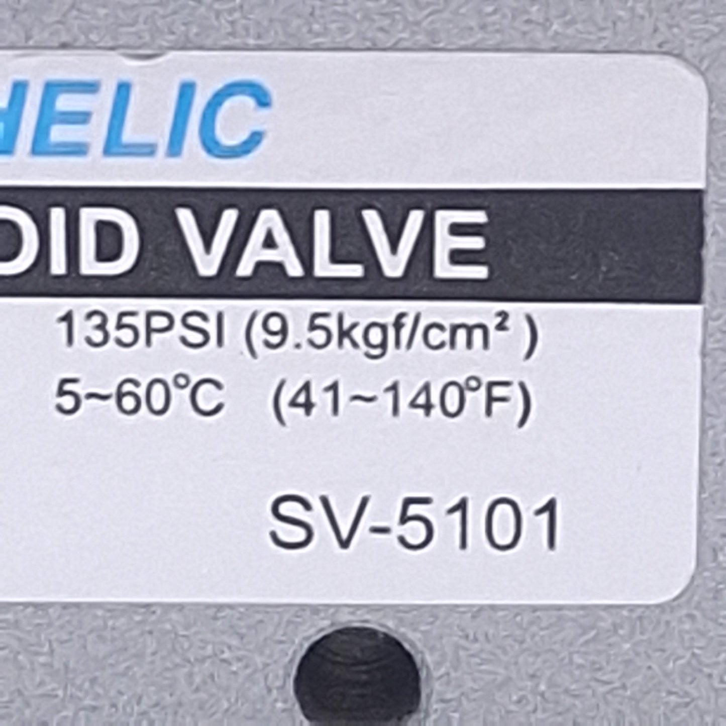 Used Chelic SV-5101 Solenoid Valve 5-Port 2-Position, 1/8 Rc Port, 24VDC Coil