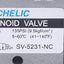 Used Chelic SV-5231-NC Solenoid Valve 5-Port 3-Position, 1/8 Rc Port, 24VDC Coil