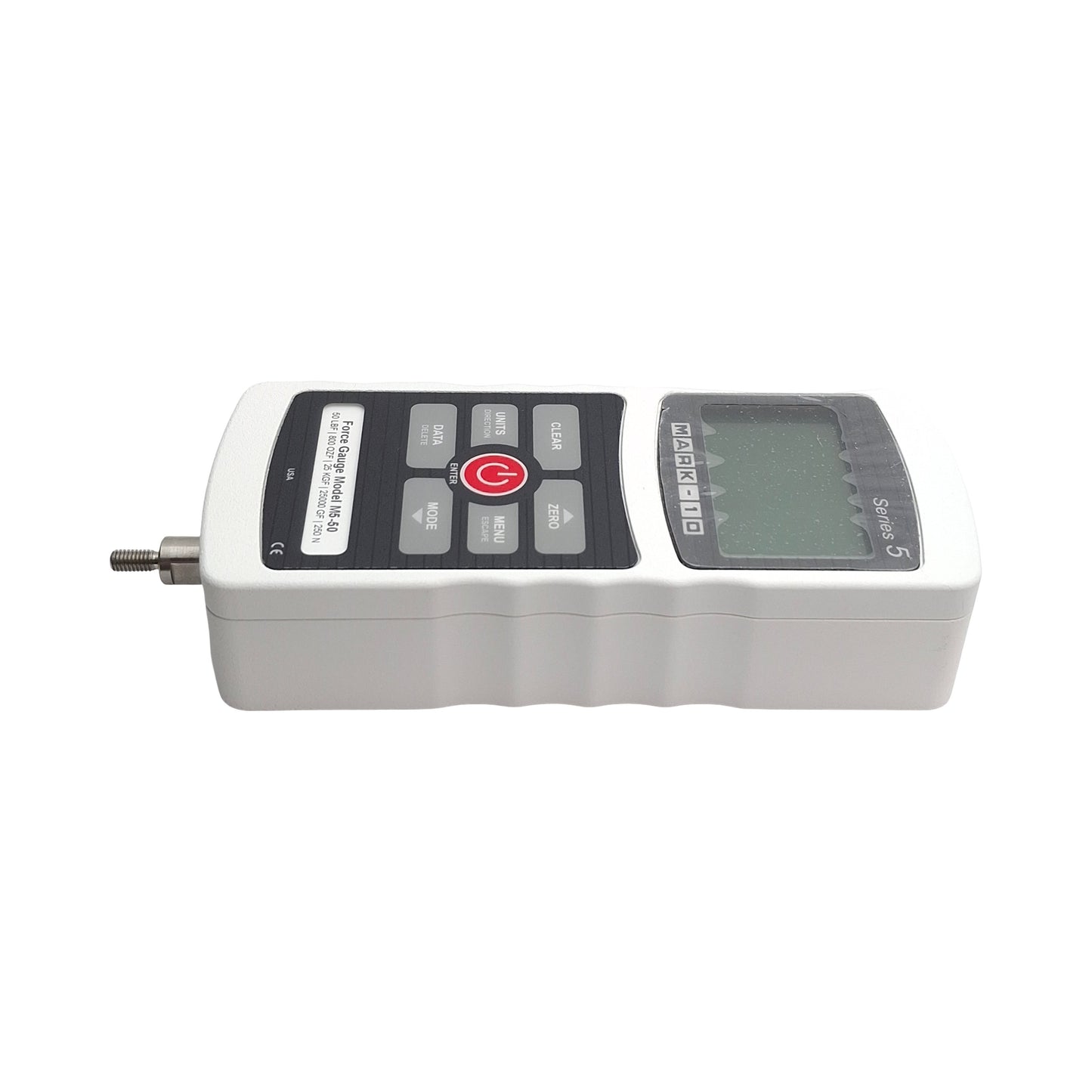 Used Mark-10 M5-50 Digital Force Gauge +/- 0.1% FS Accuracy, 50lbf/250N Capacity