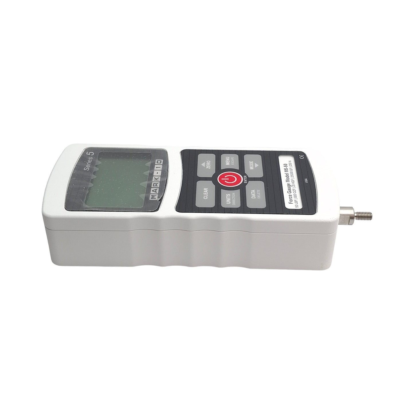 Used Mark-10 M5-50 Digital Force Gauge +/- 0.1% FS Accuracy, 50lbf/250N Capacity