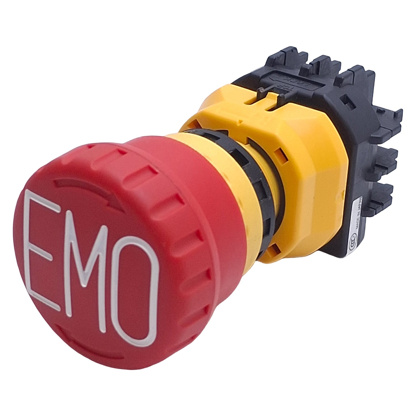Used Idec XW1E-BV401M-RH-EMO E-Stop Push Button, Twist-Release, 1NC,1.5A 250VAC