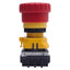 Used Idec XW1E-BV401M-RH-EMO E-Stop Push Button, Twist-Release, 1NC,1.5A 250VAC
