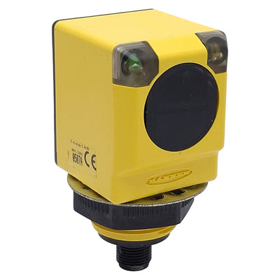 Used Banner Q40SN6FF600Q Harsh Environment Sensor, NPN, 600mm Range, 30VDC, 4-Pin M12
