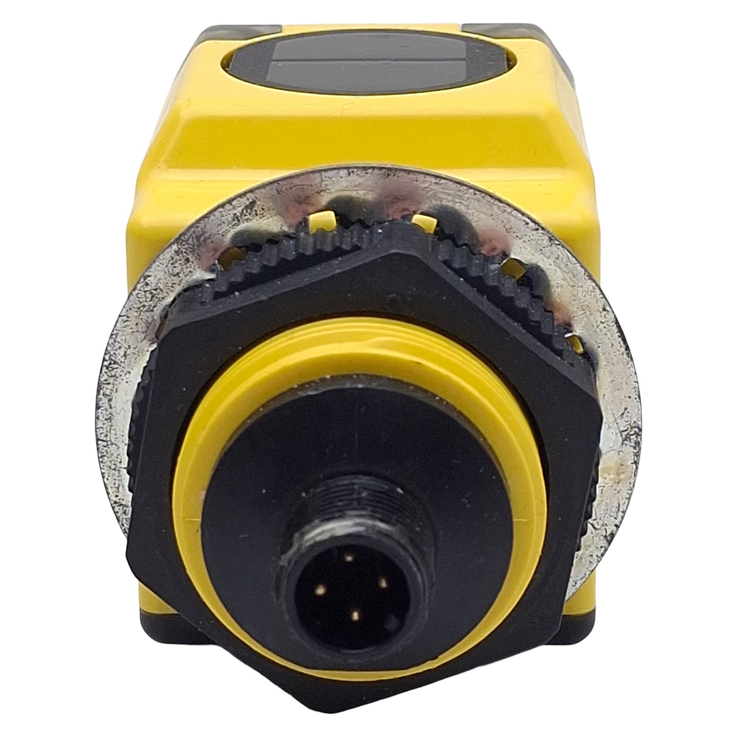 Used Banner Q40SN6FF600Q Harsh Environment Sensor, NPN, 600mm Range, 30VDC, 4-Pin M12