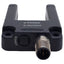 Used Banner SLE30B6VQ Programmable Slot Sensor, NPN/PNP, 30mm W, 10-30VDC, 5-Pin M12