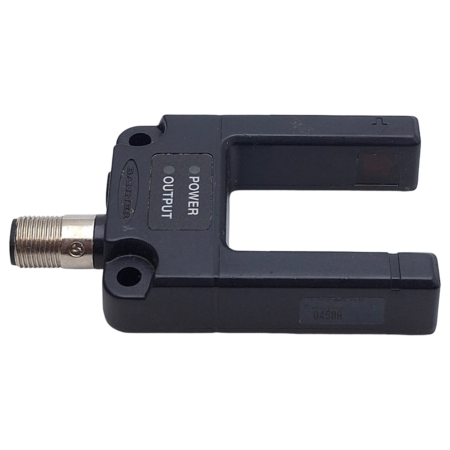 Used Banner SLE30B6VQ Programmable Slot Sensor, NPN/PNP, 30mm W, 10-30VDC, 5-Pin M12