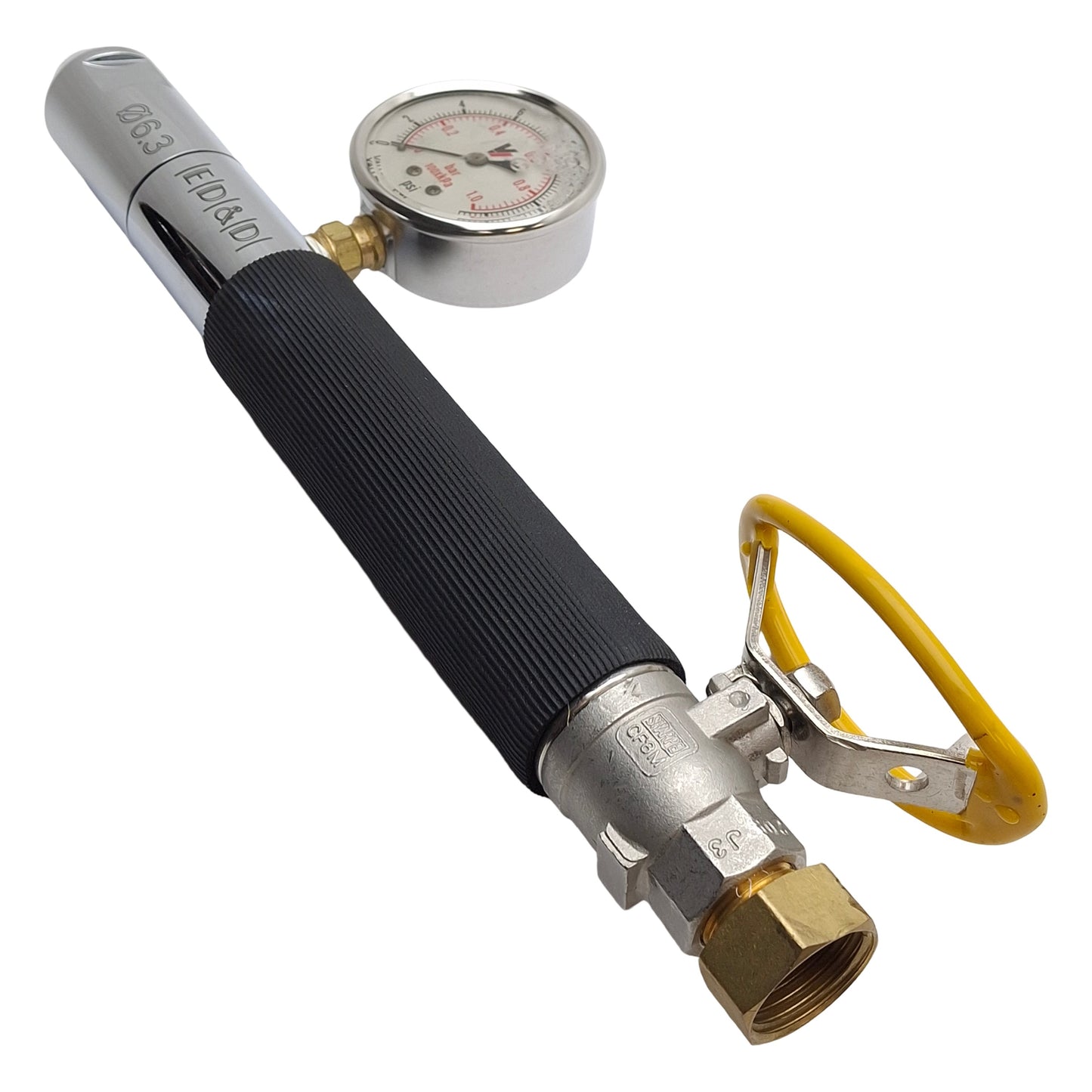 Used ED&D JET-03 Water Ingress Jet Nozzle, 0-15psi, G1/2 BSP Female, IPX5/IPX6