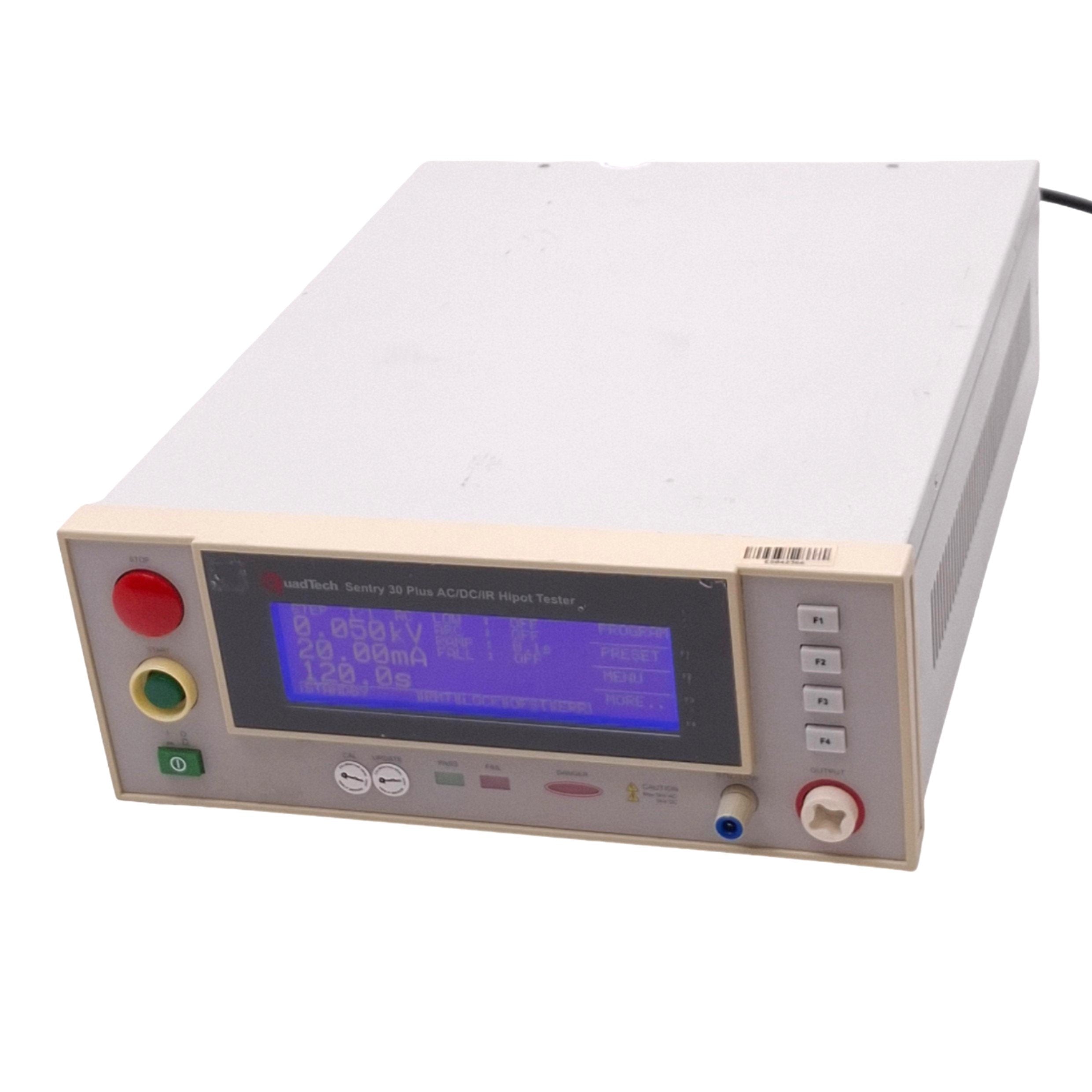 QuadTech Sentry 30 Plus AC/DC/IR Hipot Tester, 5/6kV 20/5mA Max, 100-2 ...