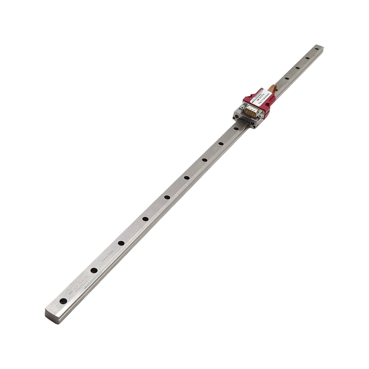 Used Schneeberger MNN-SCP15-G1 w/ IMSCPA Linear Rail, 1VSS Output, 630mm Length