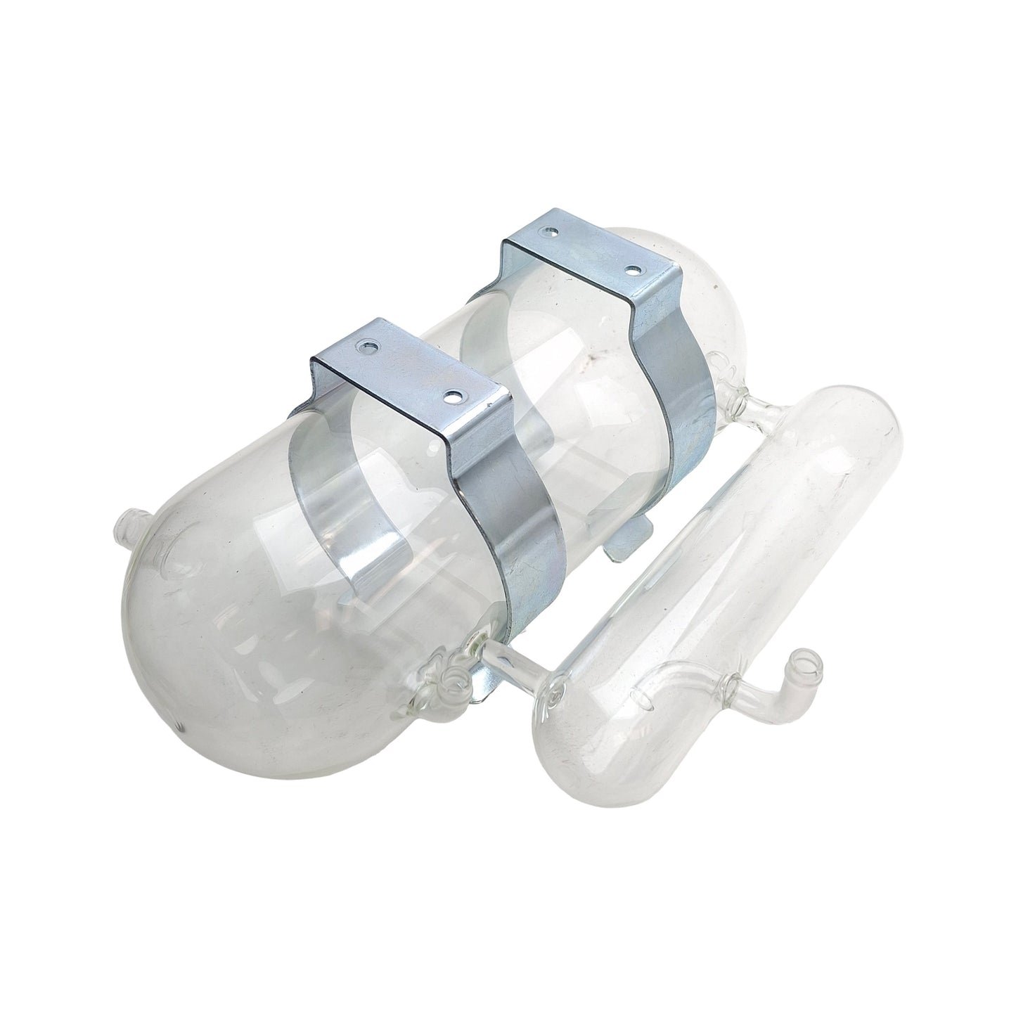 Used Laboratory Equipment Testing Glass Ware, Two Chamber With Mount Bracket