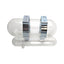 Used Laboratory Equipment Testing Glass Ware, Two Chamber With Mount Bracket