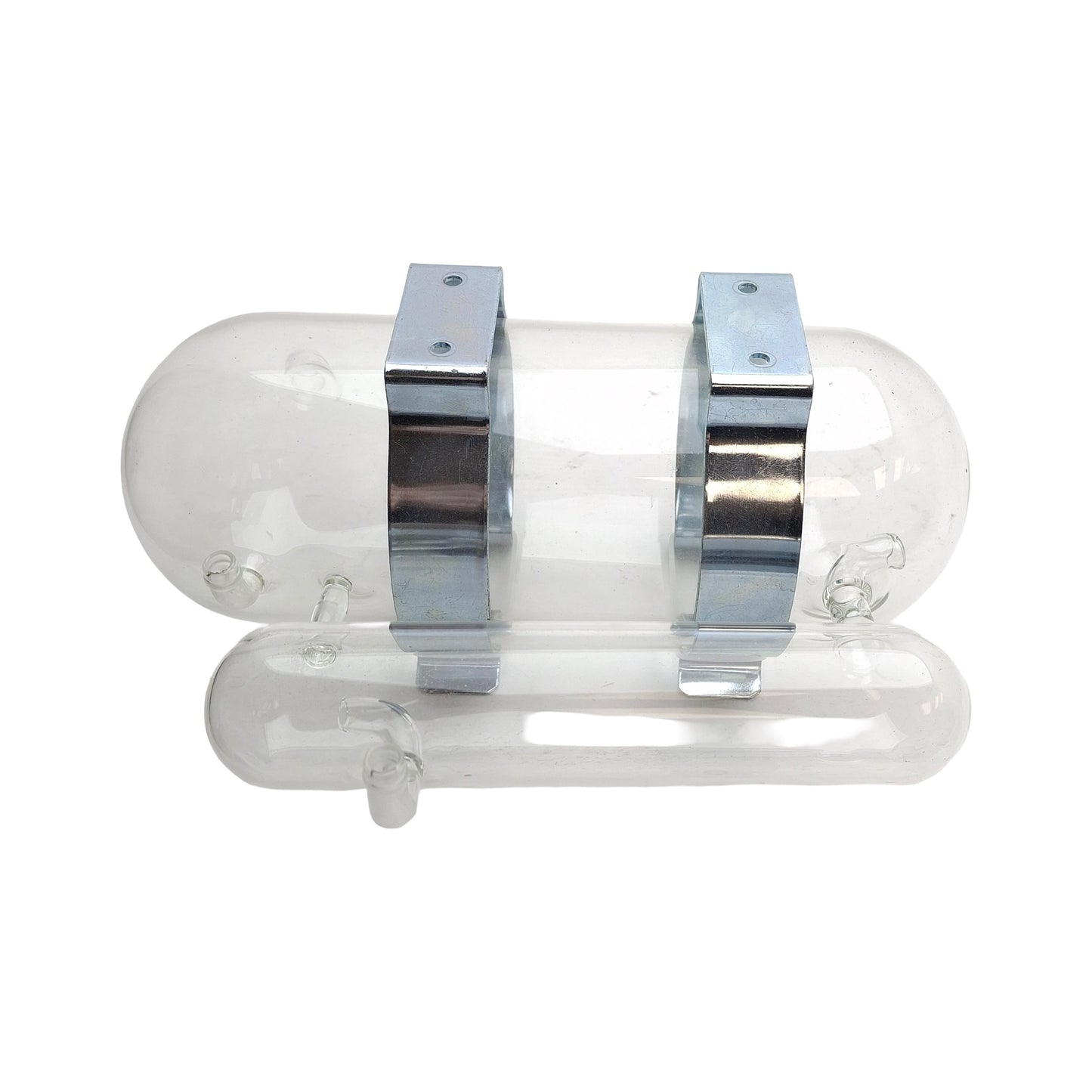 Used Laboratory Equipment Testing Glass Ware, Two Chamber With Mount Bracket