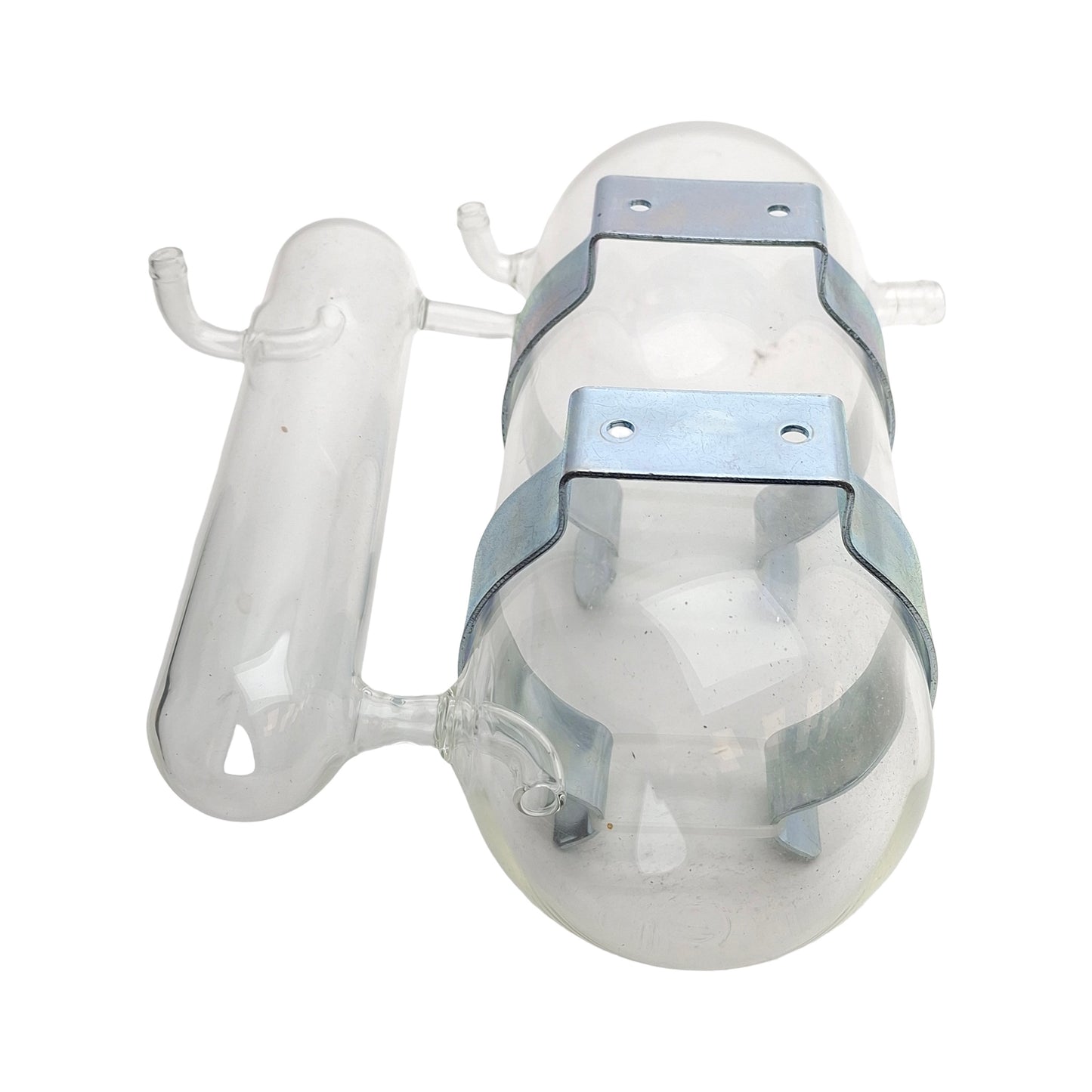 Used Laboratory Equipment Testing Glass Ware, Two Chamber With Mount Bracket