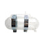 Used Laboratory Equipment Testing Glass Ware, Two Chamber With Mount Bracket