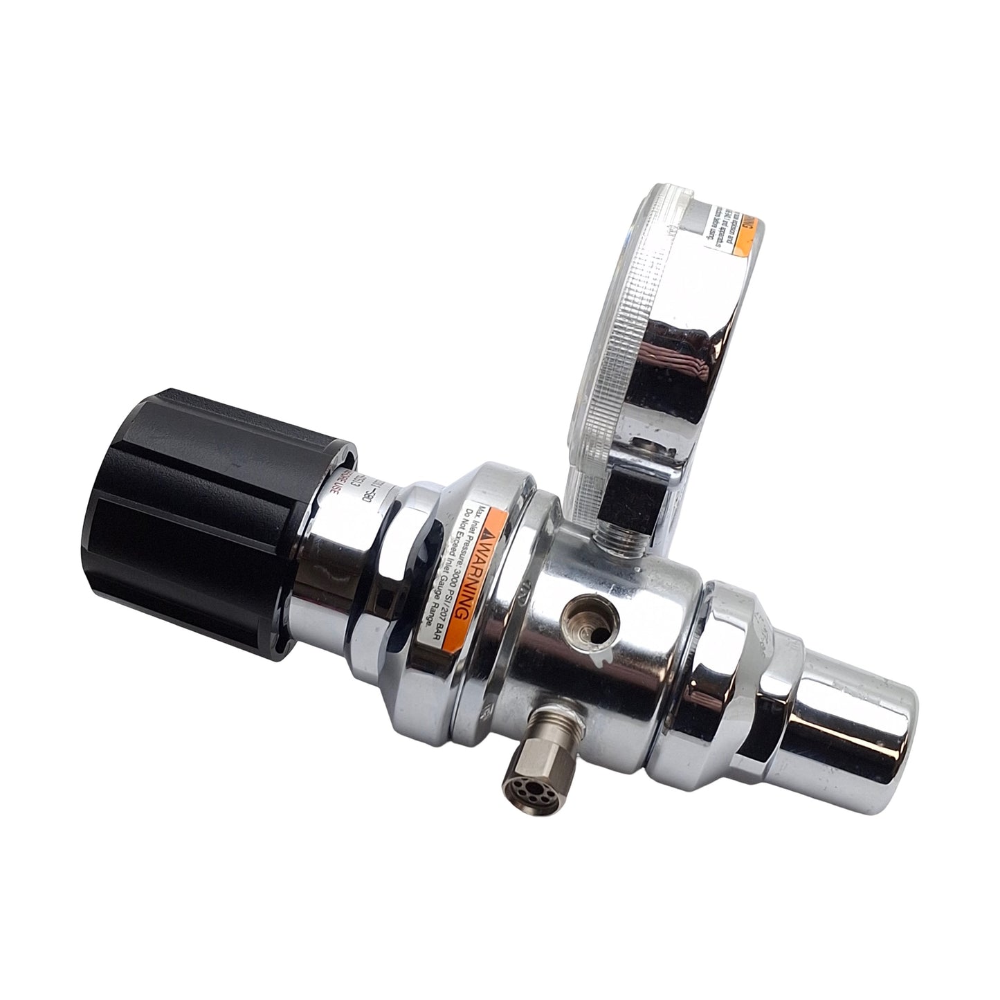Used CONCOA 212331-580 Single Stage Gas Regulator, 3000psig Inlet, *See Fitting*
