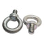 Used Lot of 2 Lifting Eye Bolt For Hanging, 0.95Ton, ø50mm Eye, M24 Threaded Stud