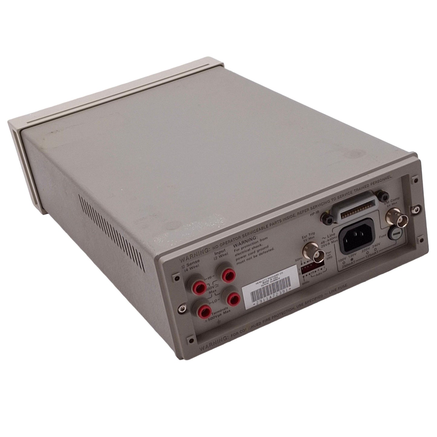 Used HP 3478A Multimeter, 5.5-Digit, 300V 3A Max, 120VAC, HP-IB GPIB Programmable