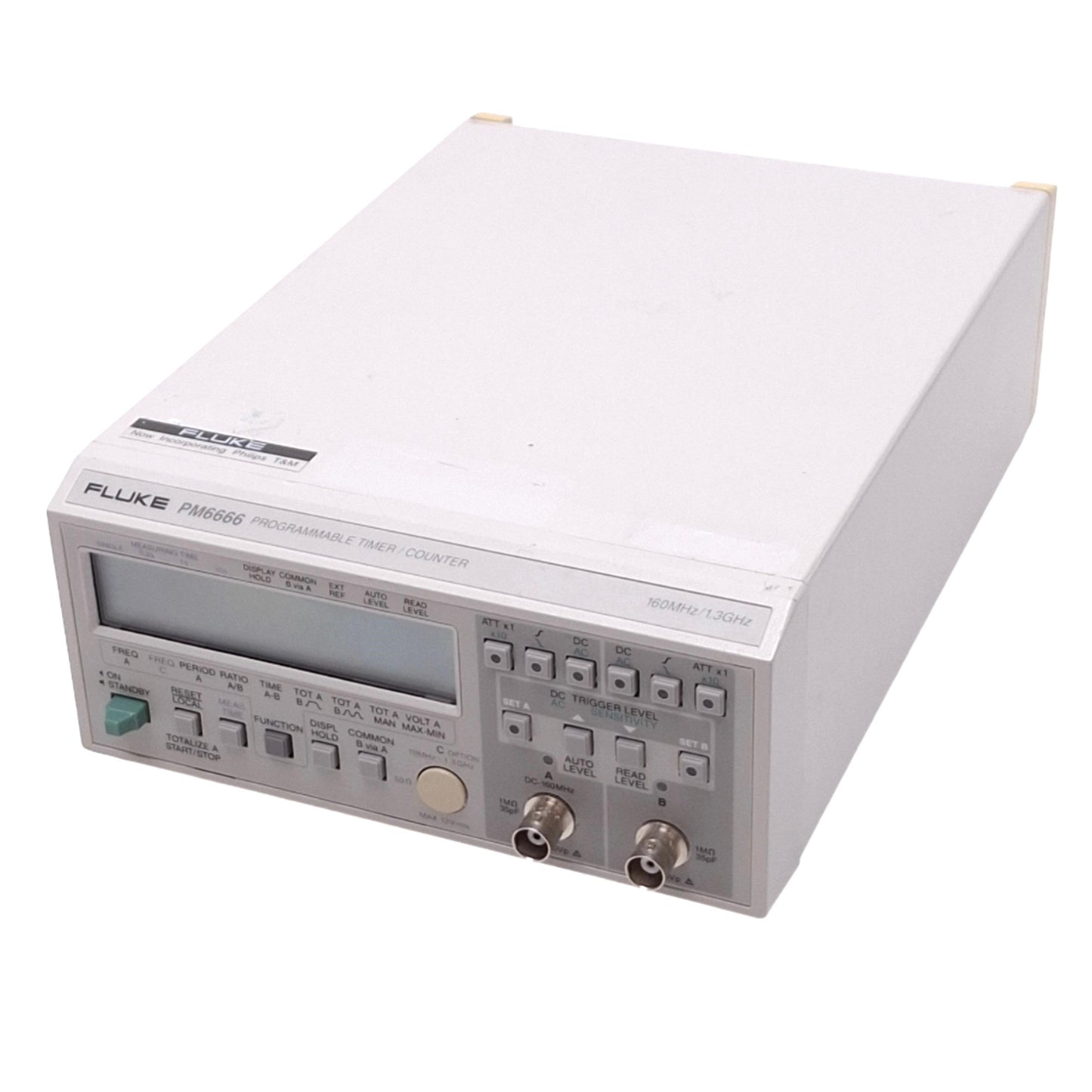 Used Fluke PM6666 Programmable Timer/Counter, 160MHz/1.3GHz, 7-Digit, +-5V, GPIB