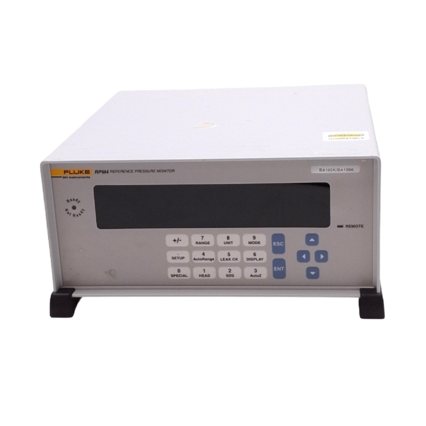 Used Fluke RPM4 BA100K Reference Pressure Monitor, 70kPa-110kPa 16psi Max, 100-240VAC