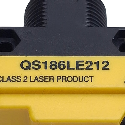 Used Banner QS186LE212 Photoelectric Sensor, 15m Range, 10-30VDC, 3-Wire Lead, 2m