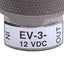 Used Clippard EV-3-12 Solenoid Valve 3-Way, 105psi Max, M5 Port, 12VDC Coil