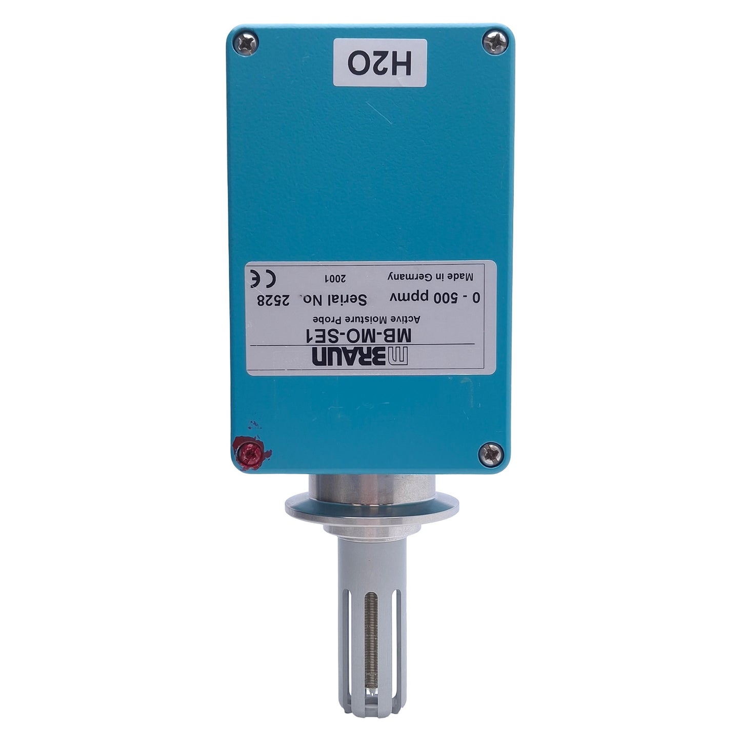 Used Mbraun MB-MO-SE1 Moisture Analyzer Probe 0-500ppmv, 800-1200mbar, 24VDC, ø14mm
