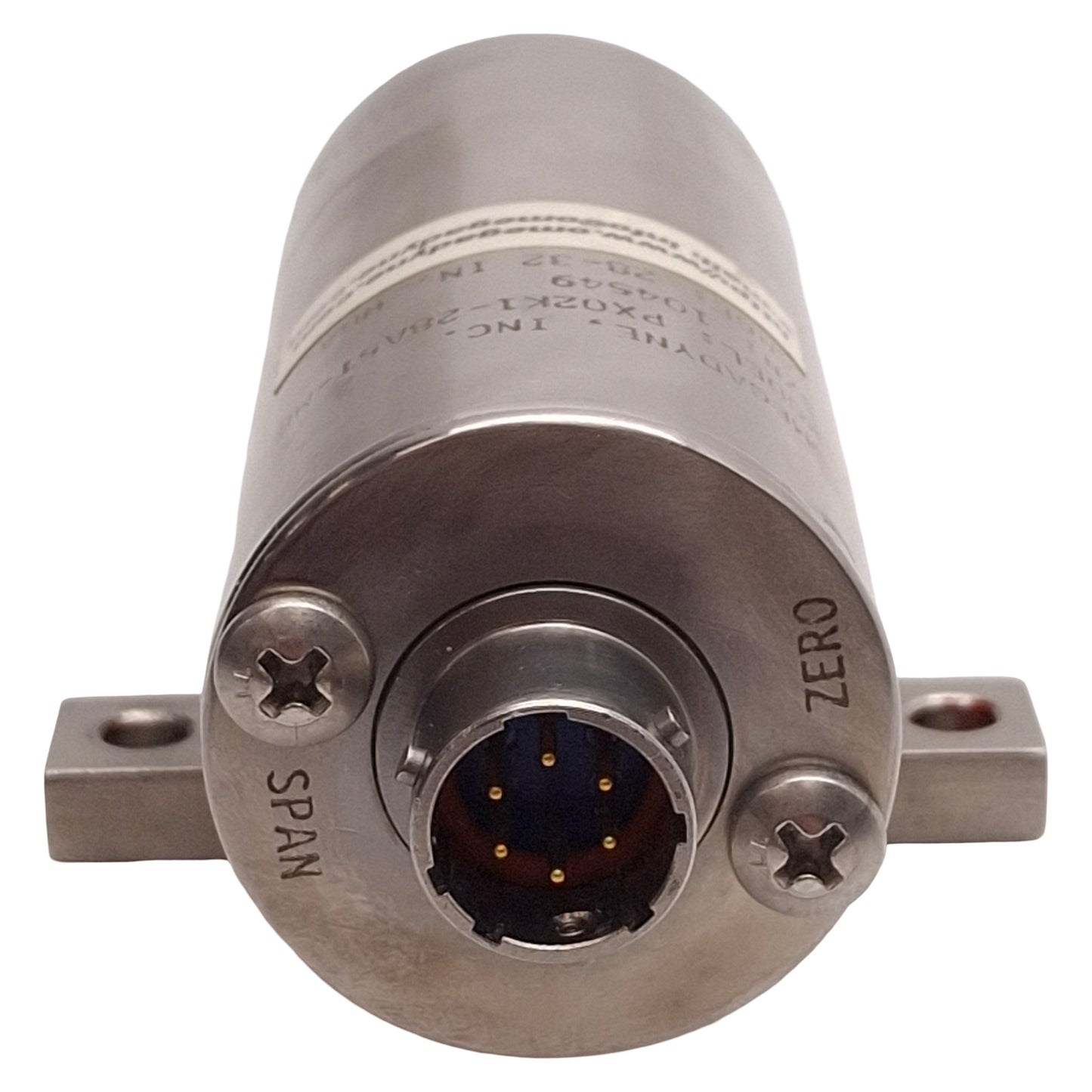Used Omegadyne PX02K1-28A5T-MB Pressure Transducer, 28-32inHg, 0-5VDC, 7/16in-20 Port