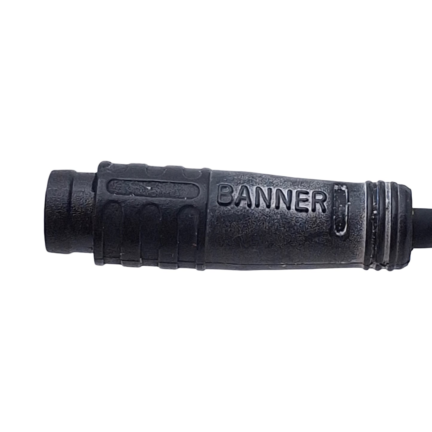 Used Banner QS12VN6LVQ Photoelectric Sensor, NPN, 2m Range, 10-30VDC, 4-Pin M8, 6in