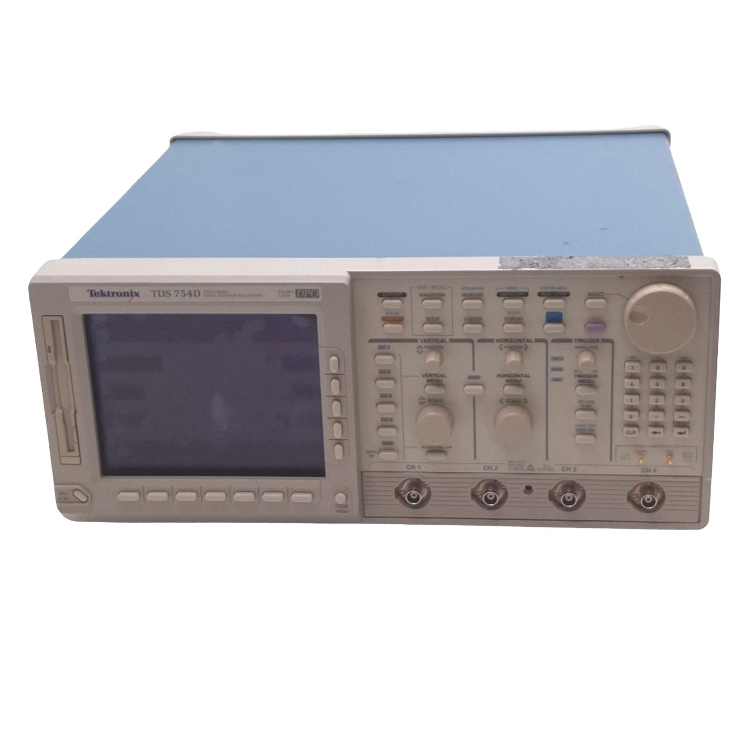 For parts or not working Tektronix TDS754D Digital Phosphor Oscilloscope, 4-Channel, 500MHz 2GS/s, *Dim