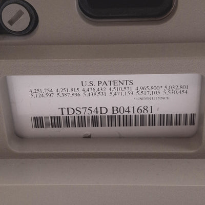 For parts or not working Tektronix TDS754D Digital Phosphor Oscilloscope, 4-Channel, 500MHz 2GS/s, *Dim