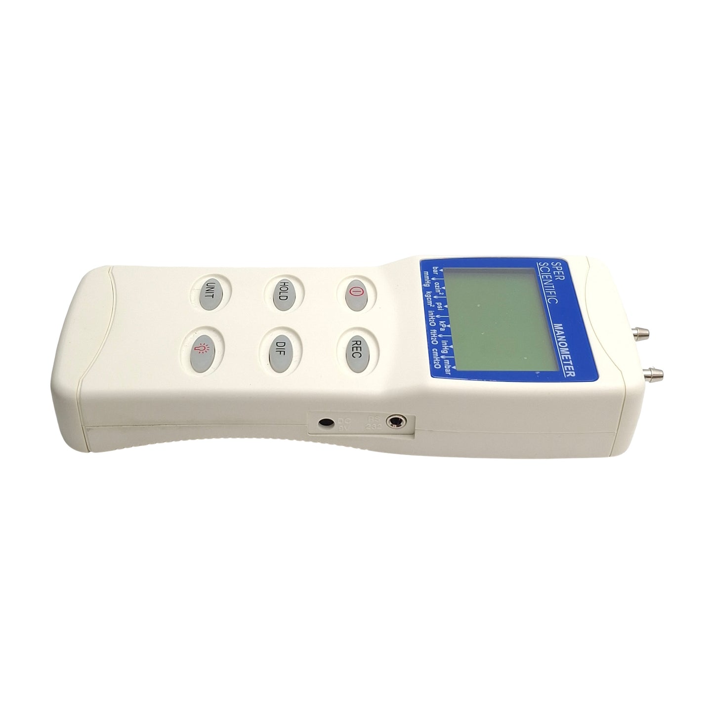Used Sper Scientific 840080C Datalogging Manometer 5psi Range 0.001 Res., 3% Accuracy