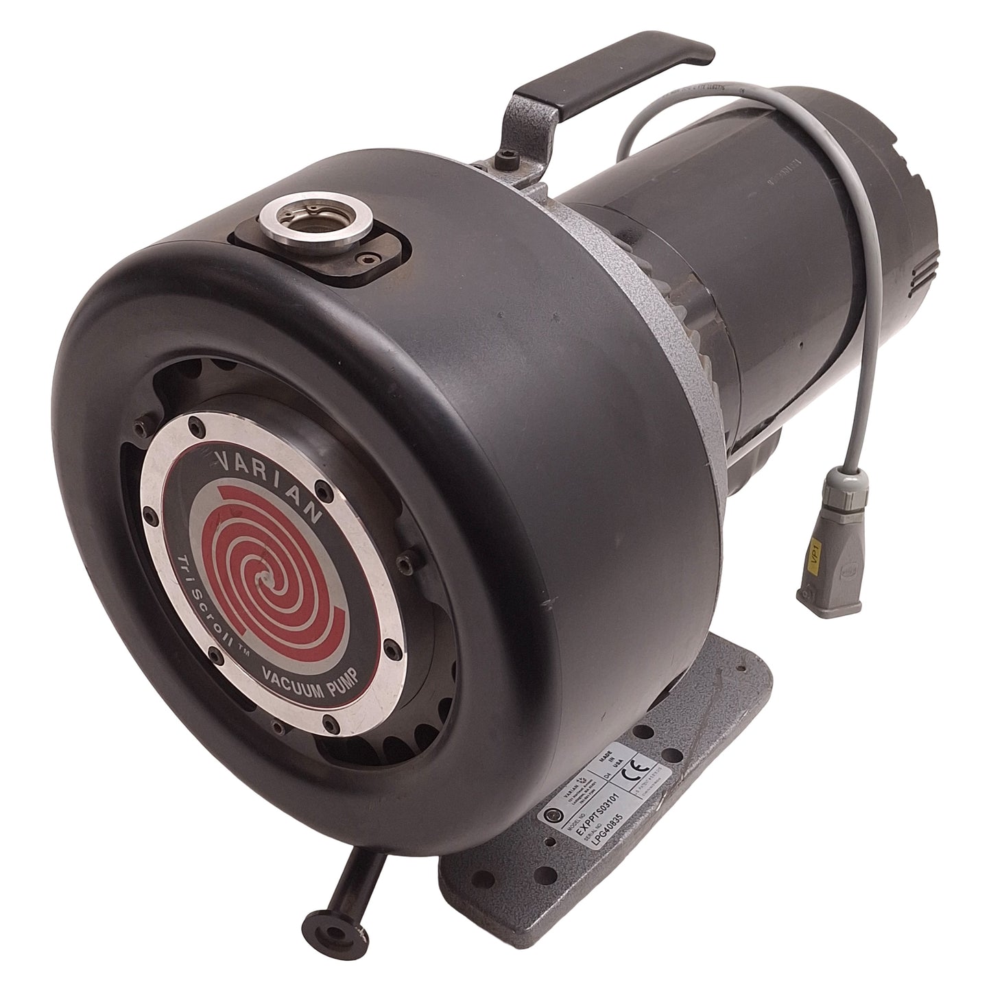 Used Varian EXPPTS03101 Dry Scroll Vacuum Pump 110-115/200-230VAC, NW25 Flange