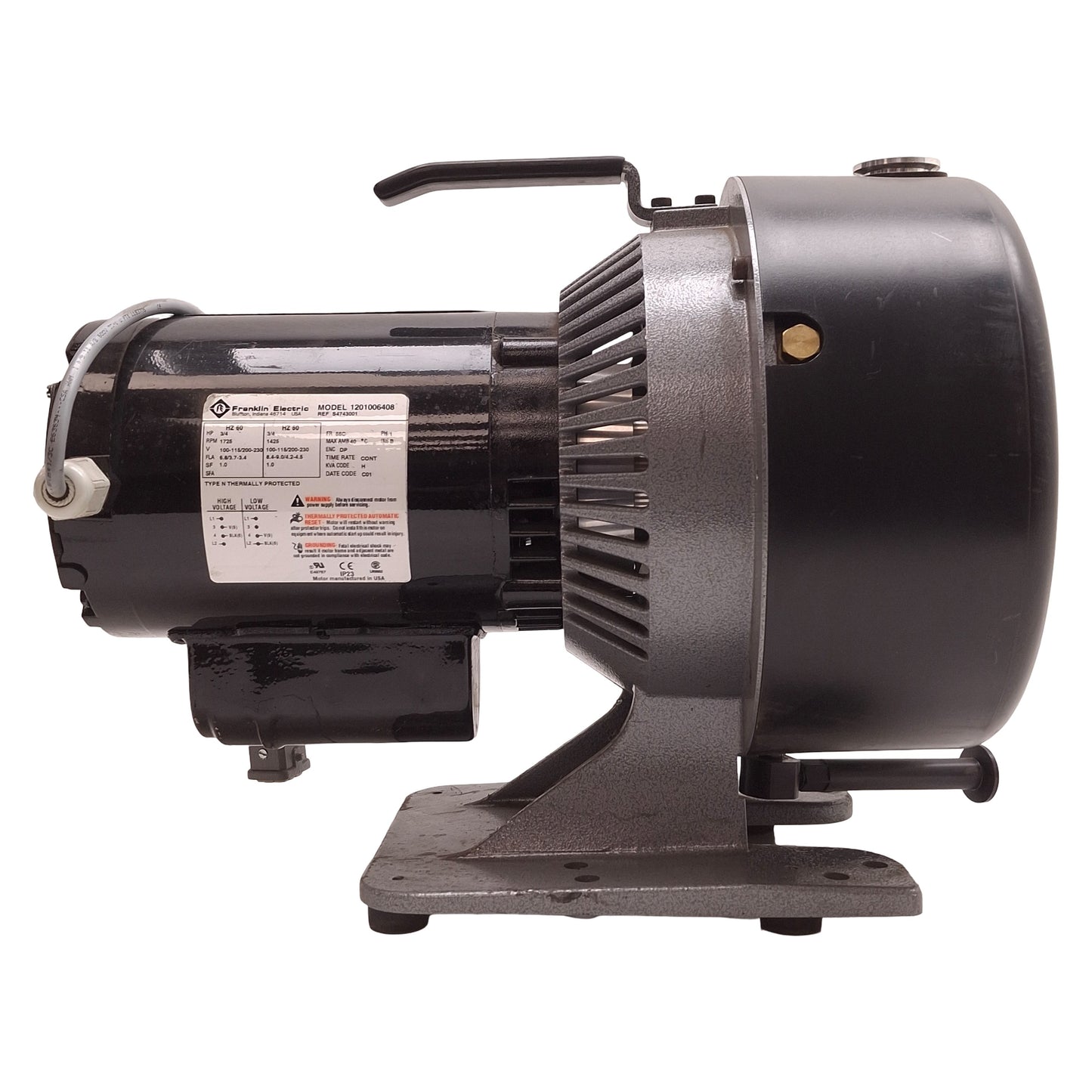 Used Varian EXPPTS03101 Dry Scroll Vacuum Pump 110-115/200-230VAC, NW25 Flange