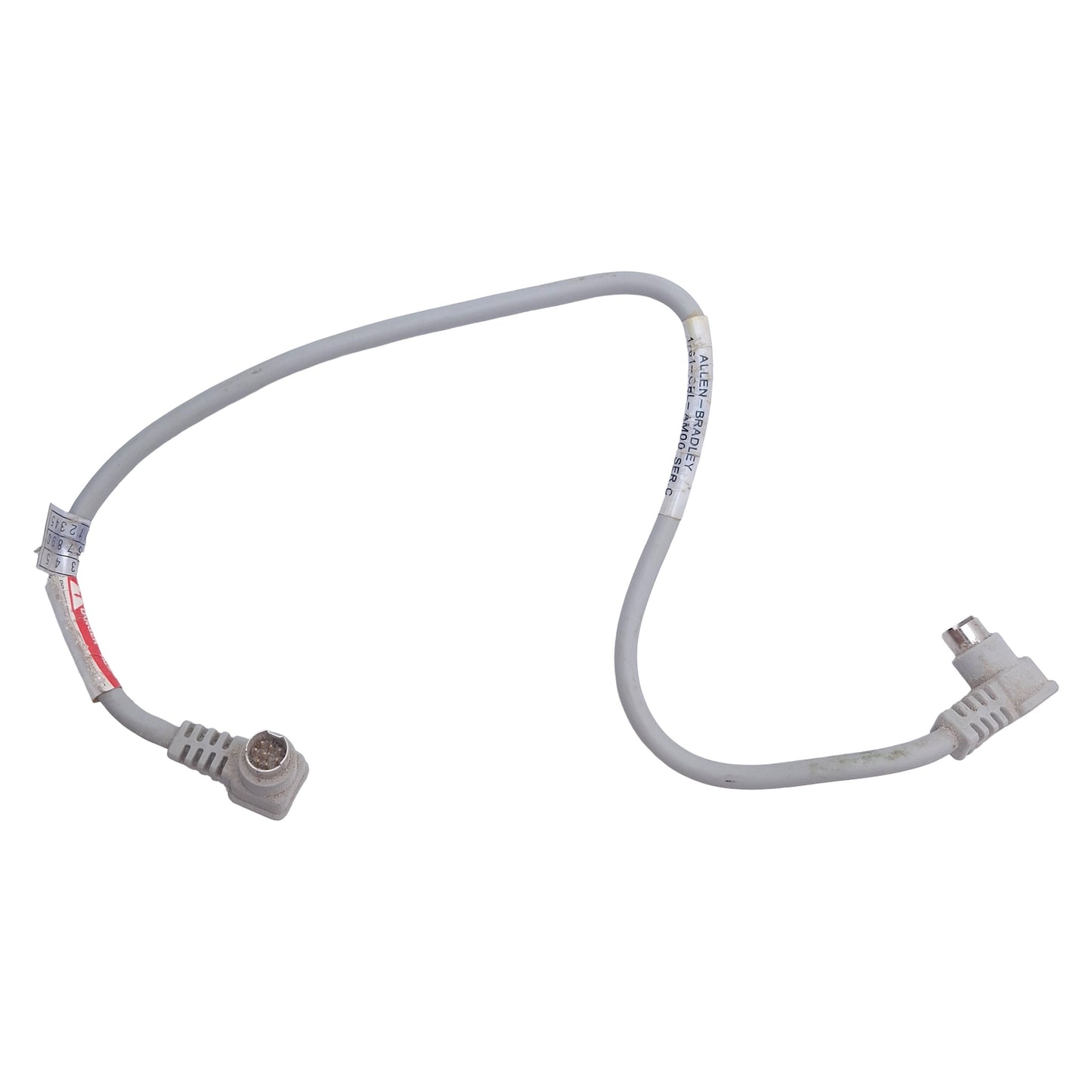 Used Allen Bradley 1761-CBL-AM00 MicroLogix 1000/1200/1500 AIC PLC Cable RS-232 8-Pin