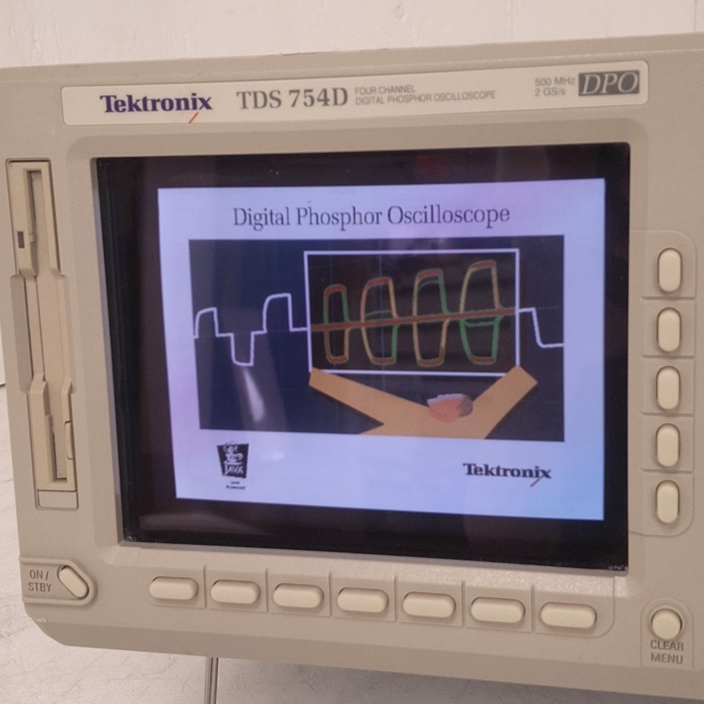 Used Tektronix TDS754D Digital Phosphor Oscilloscope, 4-Channel 500MHz 2GS/s, GPIB