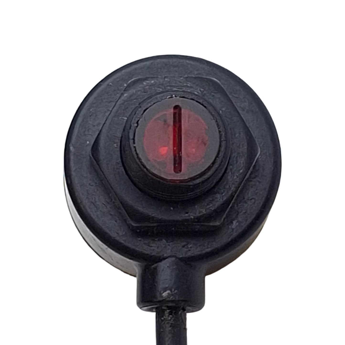 Used Banner T8AN6D100Q Photoelectronic Sensor, NPN, 100mm Range, 10-30VDC, 3-Pin M8