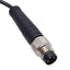 Used Banner T8AN6D100Q Photoelectronic Sensor, NPN, 100mm Range, 10-30VDC, 3-Pin M8